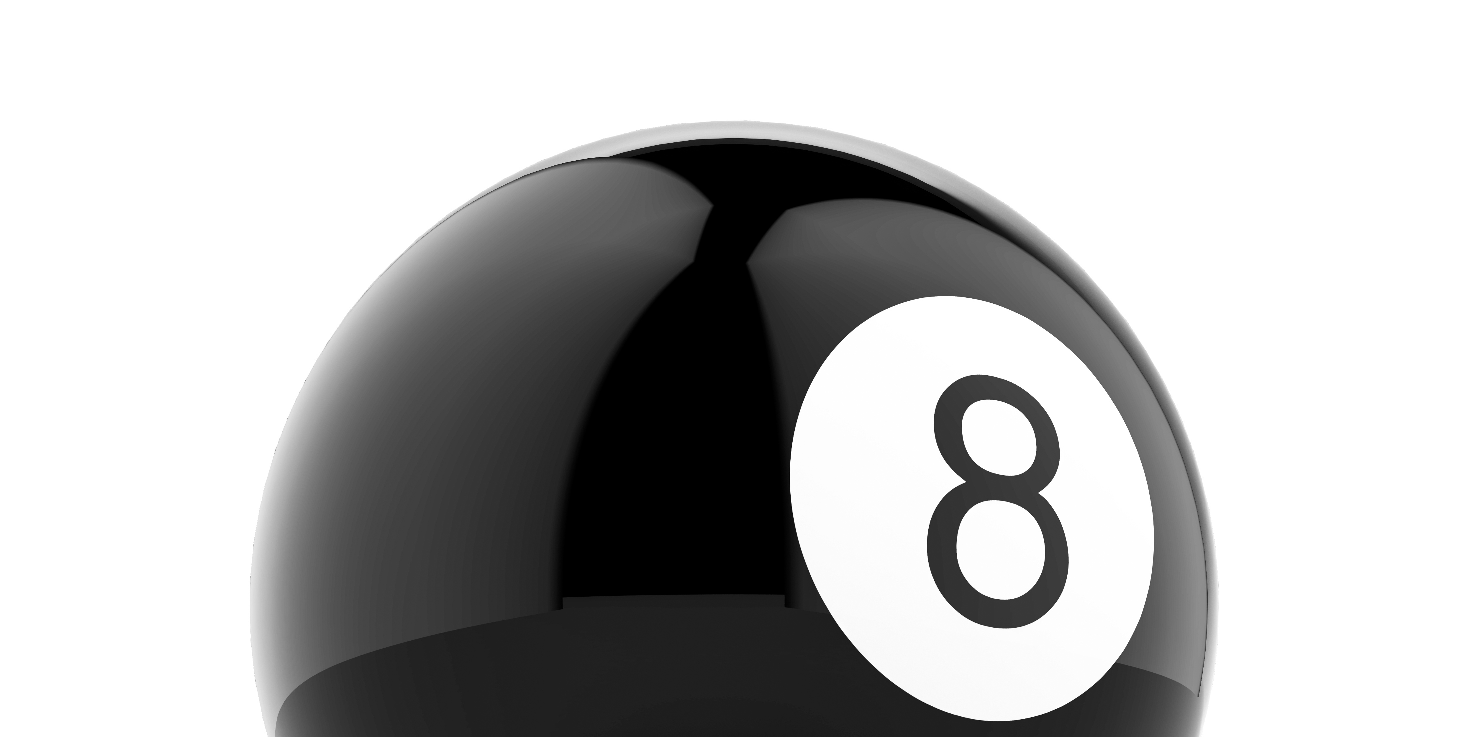 Magic 8-ball representing predictive insight