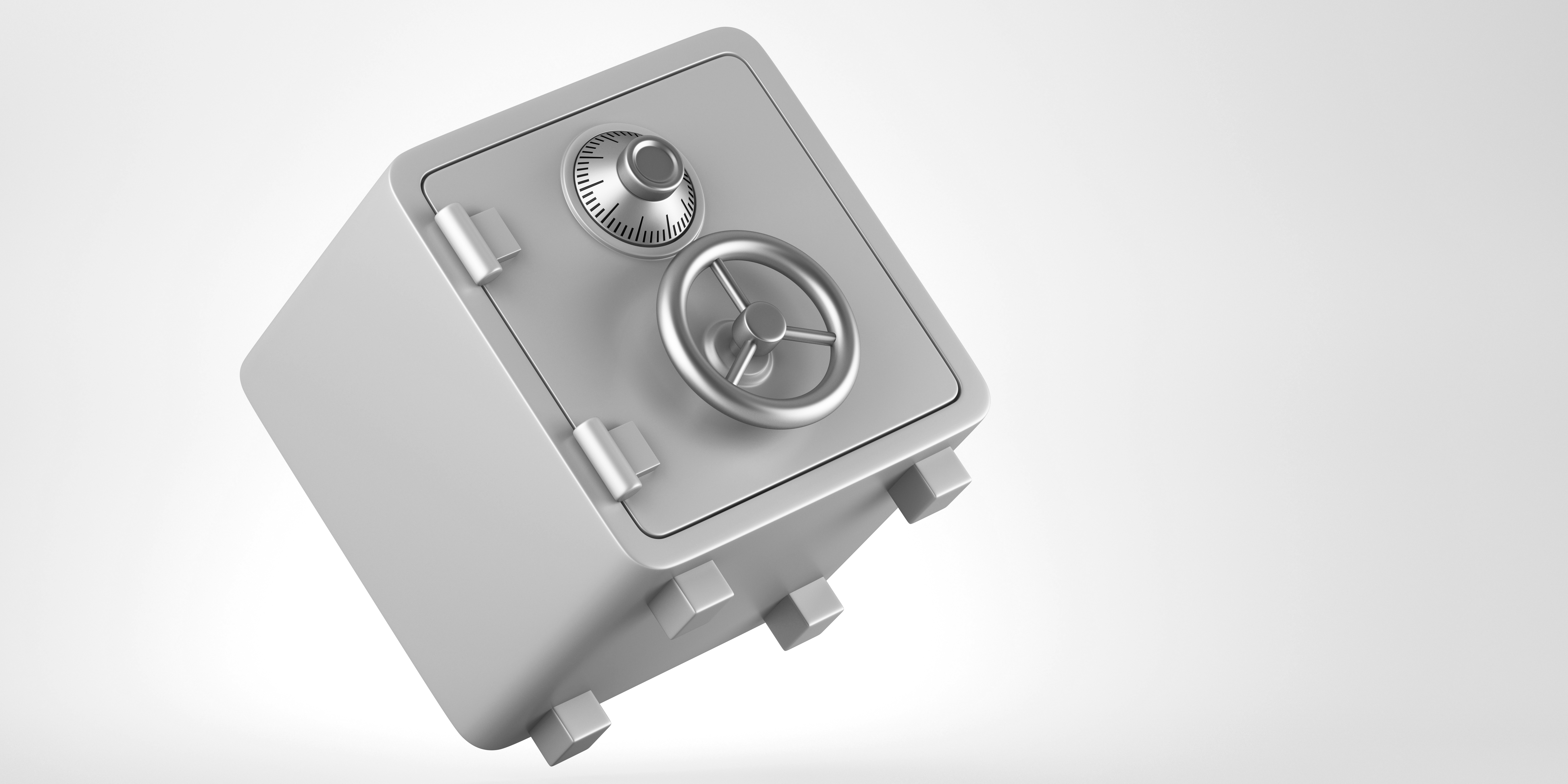 Secure vault door representing data protection